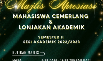 Majlis Apresiasi Mahasiswa Cemerlang & Lonjakan Akademik (Semester II 22/23)